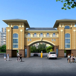 單縣1號(hào)院門(mén)口