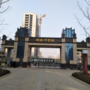 潤(rùn)通夢(mèng)想城大門(mén)口工程
